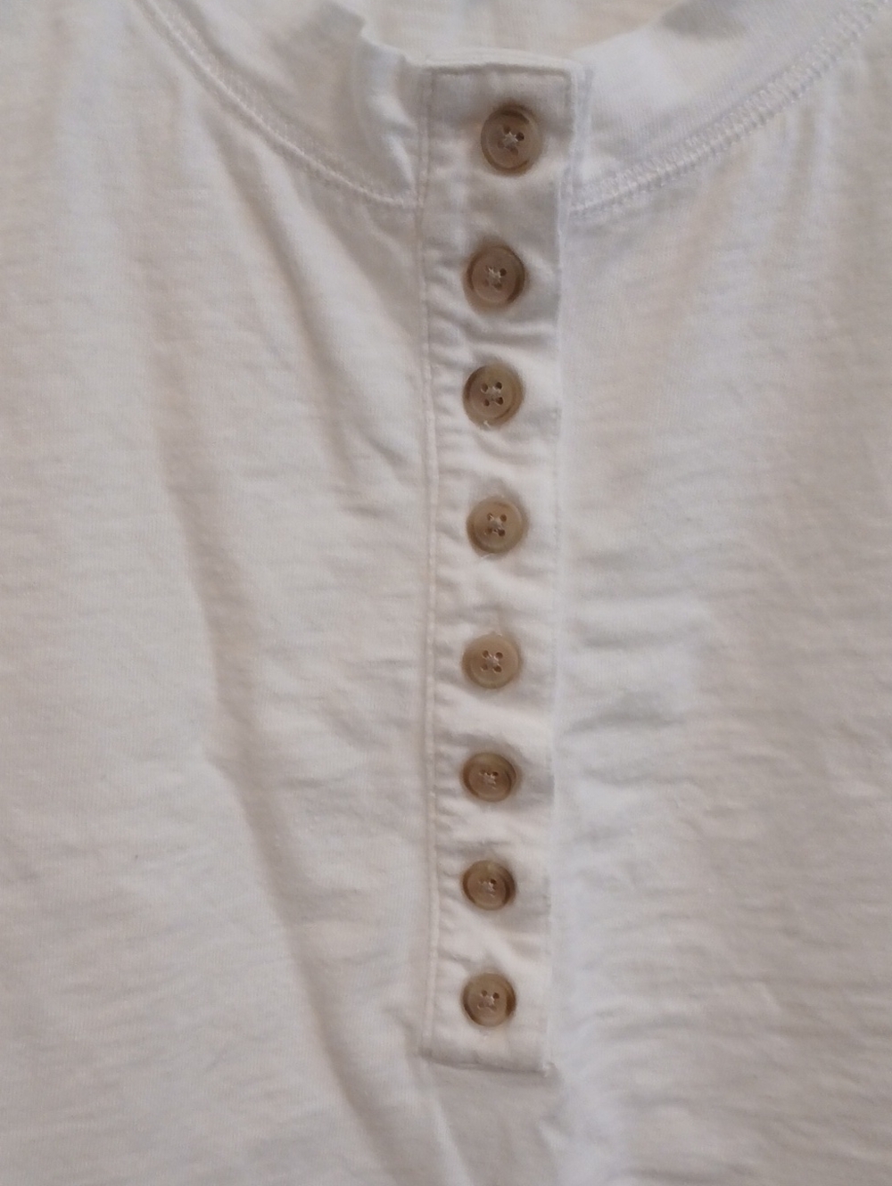 Garment-Dyed Henley Muscle Tee - Picture 3 of 8